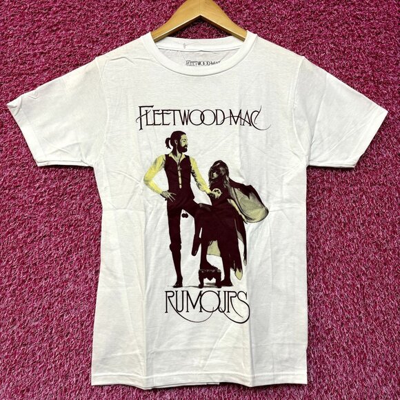 Fleetwood Mac Rumours Album Cover Rock Tee XS - Picture 1 of 4